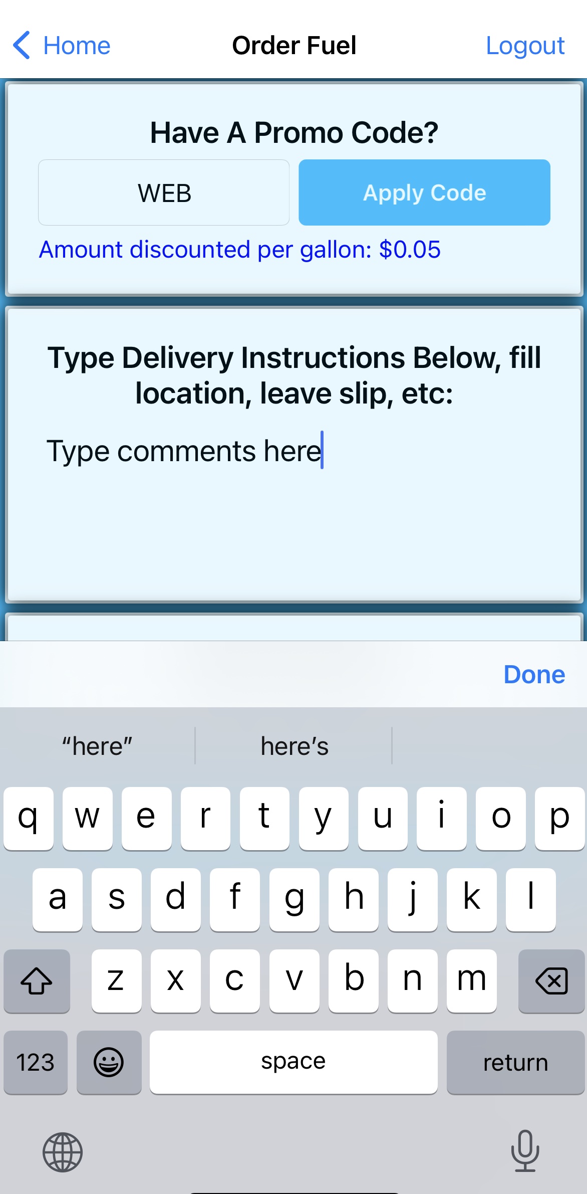 6 Delivery Instructions